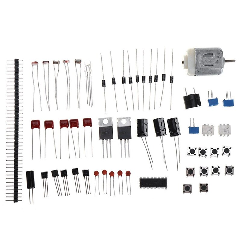 Kit de inicio KW AR, componentes de la placa de prueba de motocicleta DC para Arduino UNO R3