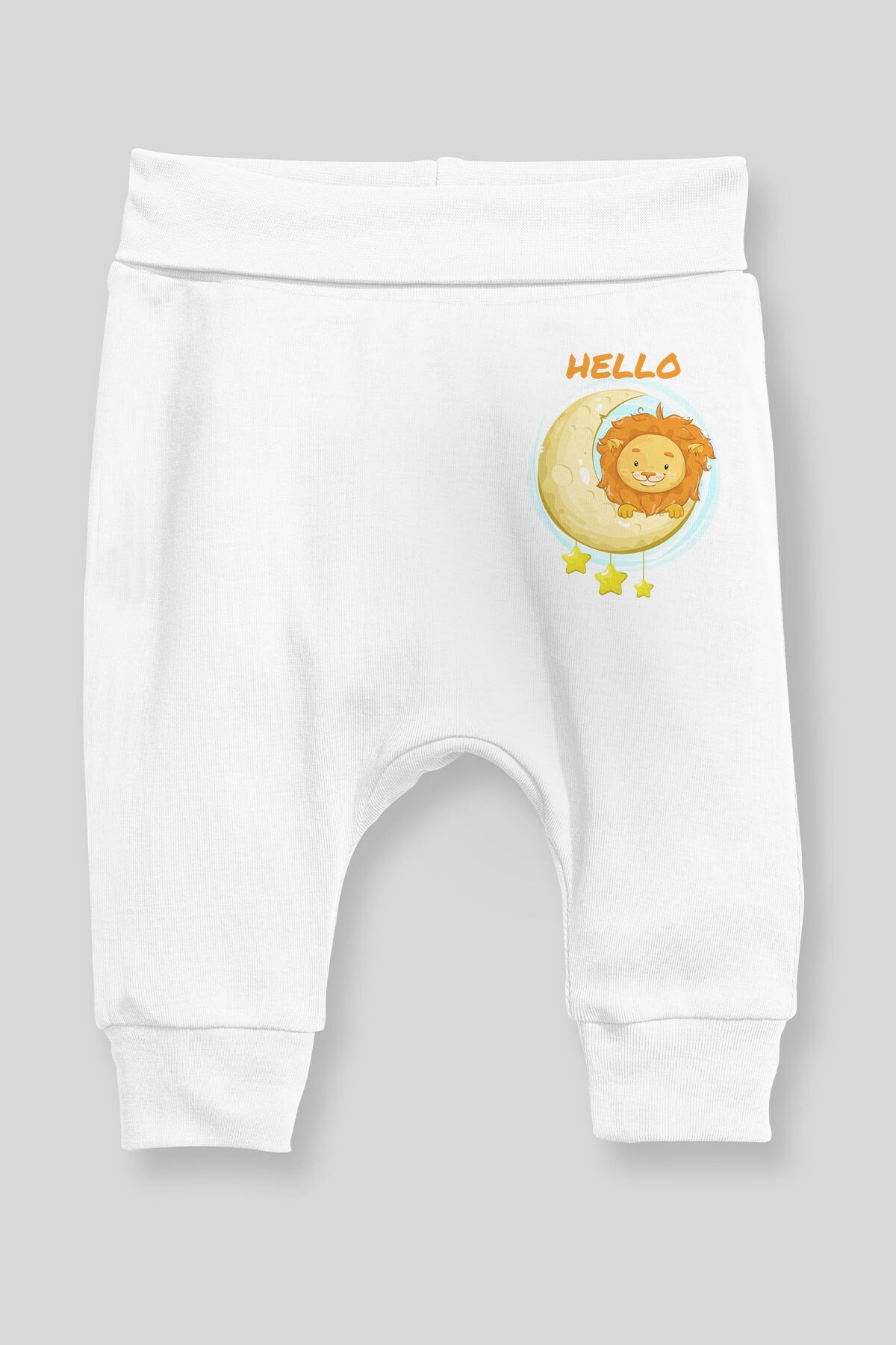 Angemiel Baby The Lion Baby Boy Harem Pants Pantalon White