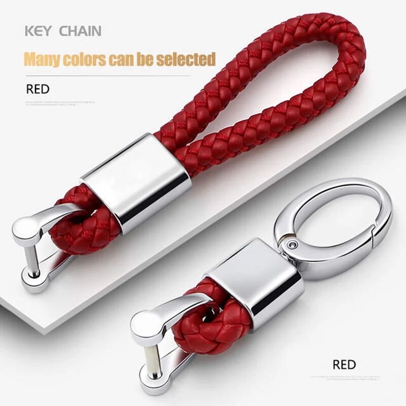 Car Keychain Keyring Braided Rope Key Chain Pendant for Toyota womenm men's business waist auto accessories 4s shop
