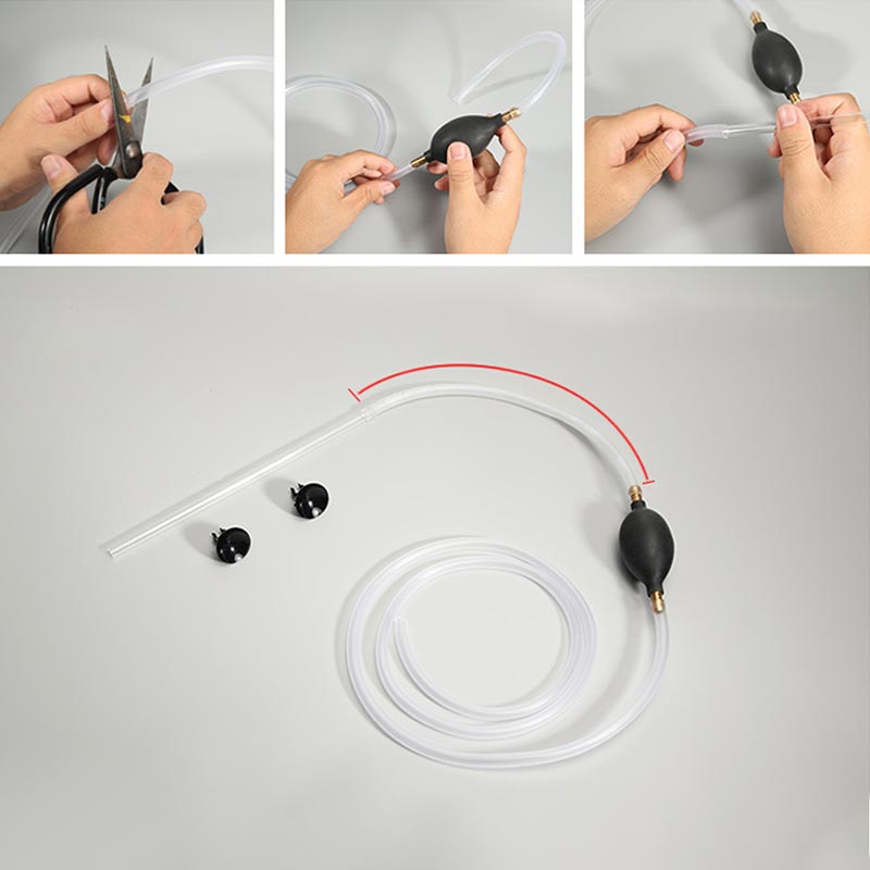 Fish Tank Manual Absorber Water Changer Fish Manure Absorber Water Pipes Small Mini Pump Toilet Turtle Tank Aquarium Tools