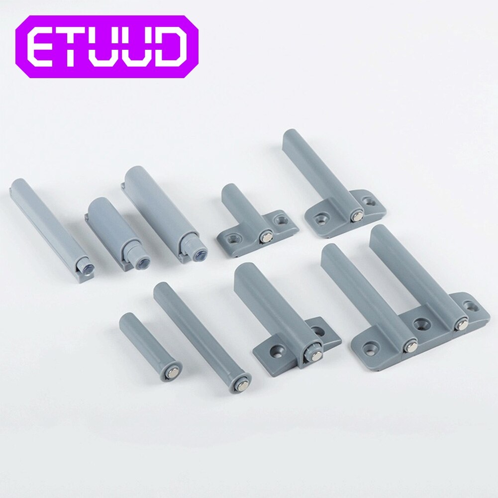 Magnetic Cabinet Catches Cabinet Latch Push to Open Cupboard Drawer Door Touch Stop Damper Buffer Pull Push Invisible