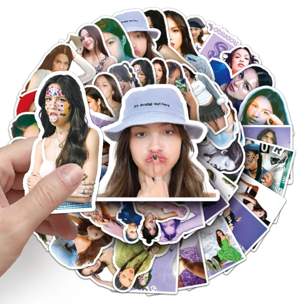 10/50pcs Singer Olivias Stickers For Car Laptop Phone Stationery Decal Waterproof Graffiti Sticker Fans Toys