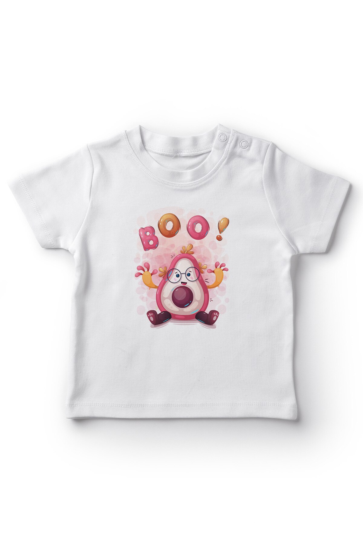 Angemiel Baby Korkutan Leuke Peer Baby Boy T-shirt Wit