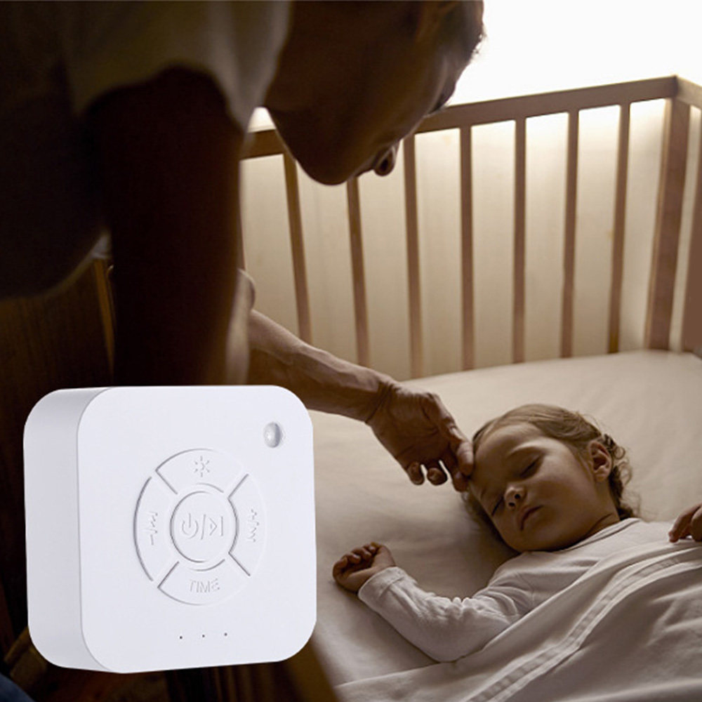 Weiß Lärm Maschine Musik Schlaf Instrument Atmung Licht USB Aufladbare zeitgesteuert Abschaltung Schlaf Entspannung für Baby Erwachsene
