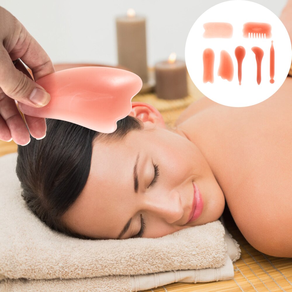 9Pcs Health Therapy Scrape Plates Scraping Plates Resin Boards