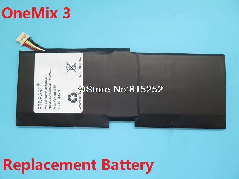 Batería para uno-Netbook OneMix 3 OneMix 3S OneMix 3pro 506480 (reemplazo/OEM/no original)