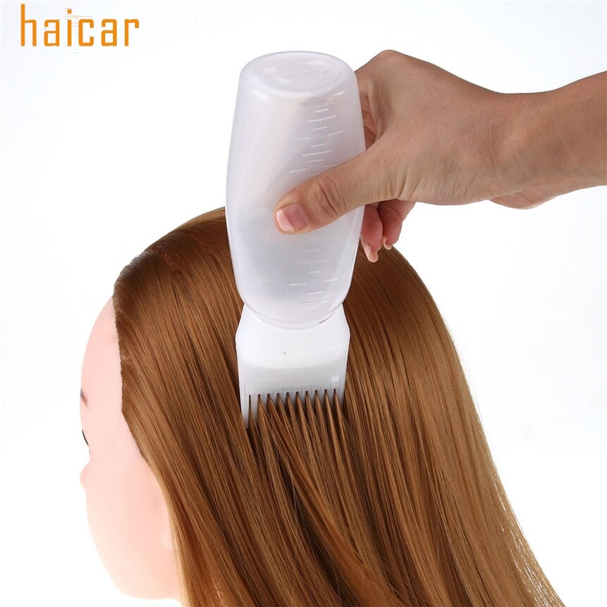 Bote aplicador de tinte para el cabello 1 unidad dispensado de coloración del cabello en salón teñido con cepillo 170613
