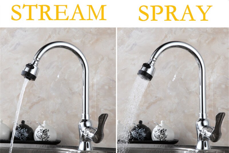 Aérateur de robinet avec bouilleur d'eau pivotant | Robinet de cuisine pulvérisateur aérateur d'économie d'eau 360 degrés deux Modes d'eau