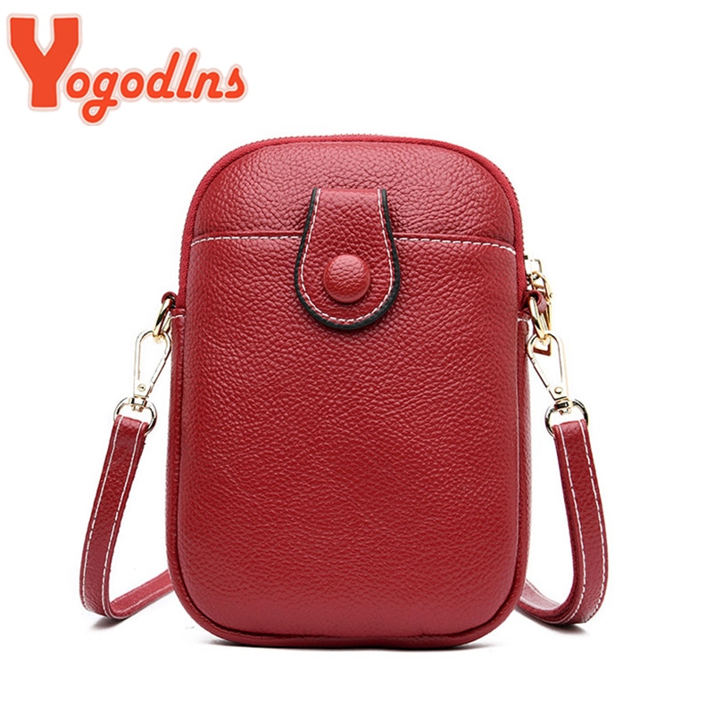 Yogodlns Vintage sac à bandoulière en cuir synthétique polyuréthane femmes Mini sac à bandoulière Shopping sac de messager téléphone portable sac à main dame sac à main Bolso