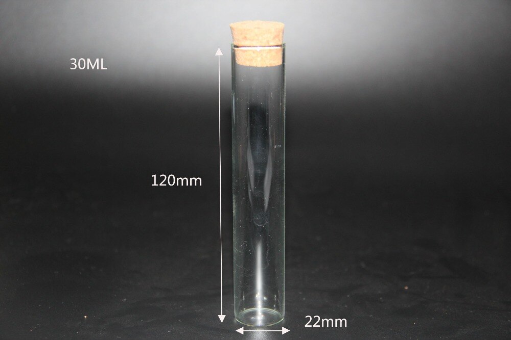 10PCS 22*120mm 30ml Reageerbuis Glazen Fles Willen... – Grandado