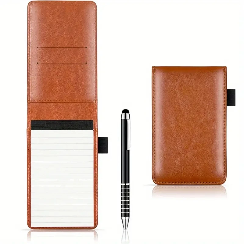Small Pocket Notepad Diary Mini Portable Notebooks With Pen School Supplies Stationery Useful Office: WHITE