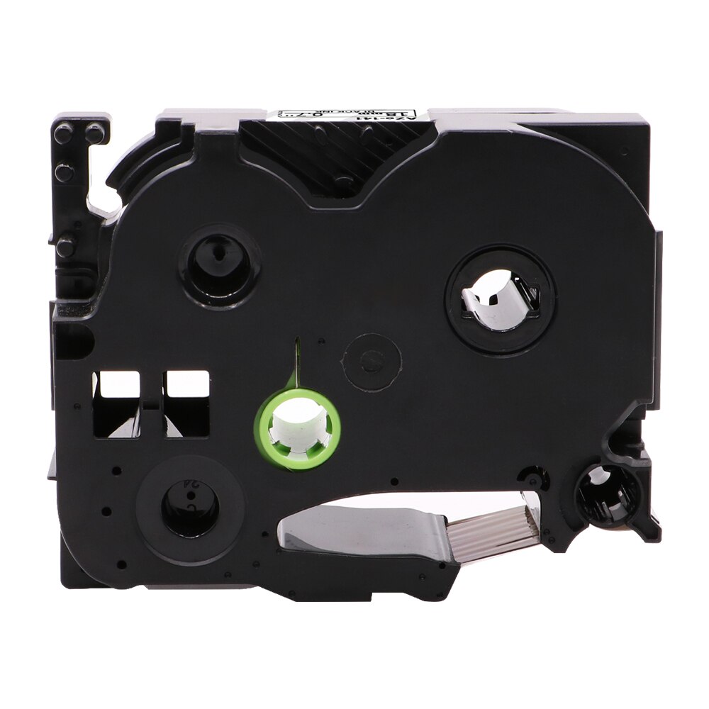 6 pieces black on clear laminated tze tape 18mm compatible for brother  tz141 tz 141 tze 141 tze -141 tze 141 p- touch tze label tape
