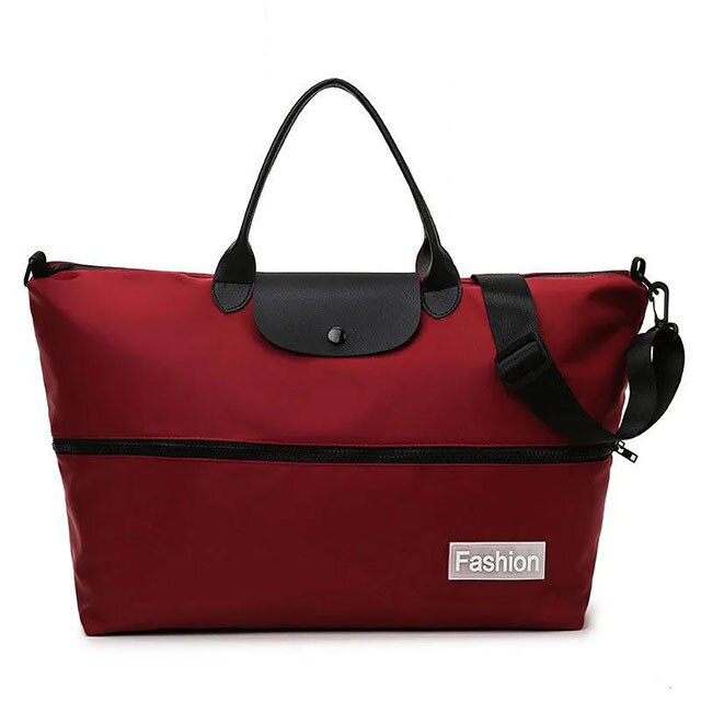 Waterdichte Droog Nat Scheiding Sporttas Vrouwen Fitness Yoga Mat Mannen Training Hand Tas Zwemmen Crossbody Outdoor Sport Tassen: Rood