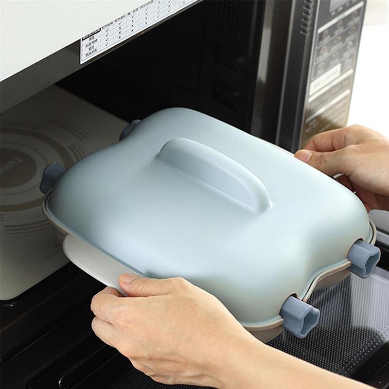 Mais Dampfer Mikrowelle Mais Herde Mikrowellen Schnell 2 Mais Container Leicht Zu Kochen Mais Blau Küche Gerät