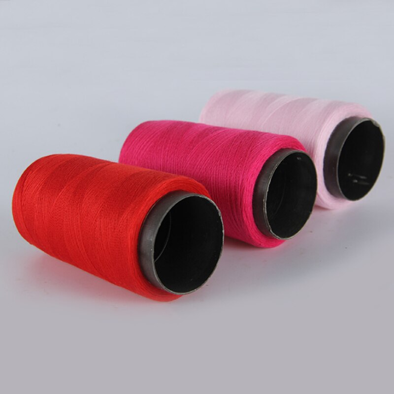 Naaigaren Polyester Machine Borduren Hand Rode Draad Craft Patch stuurwiel Naaien Leveringen