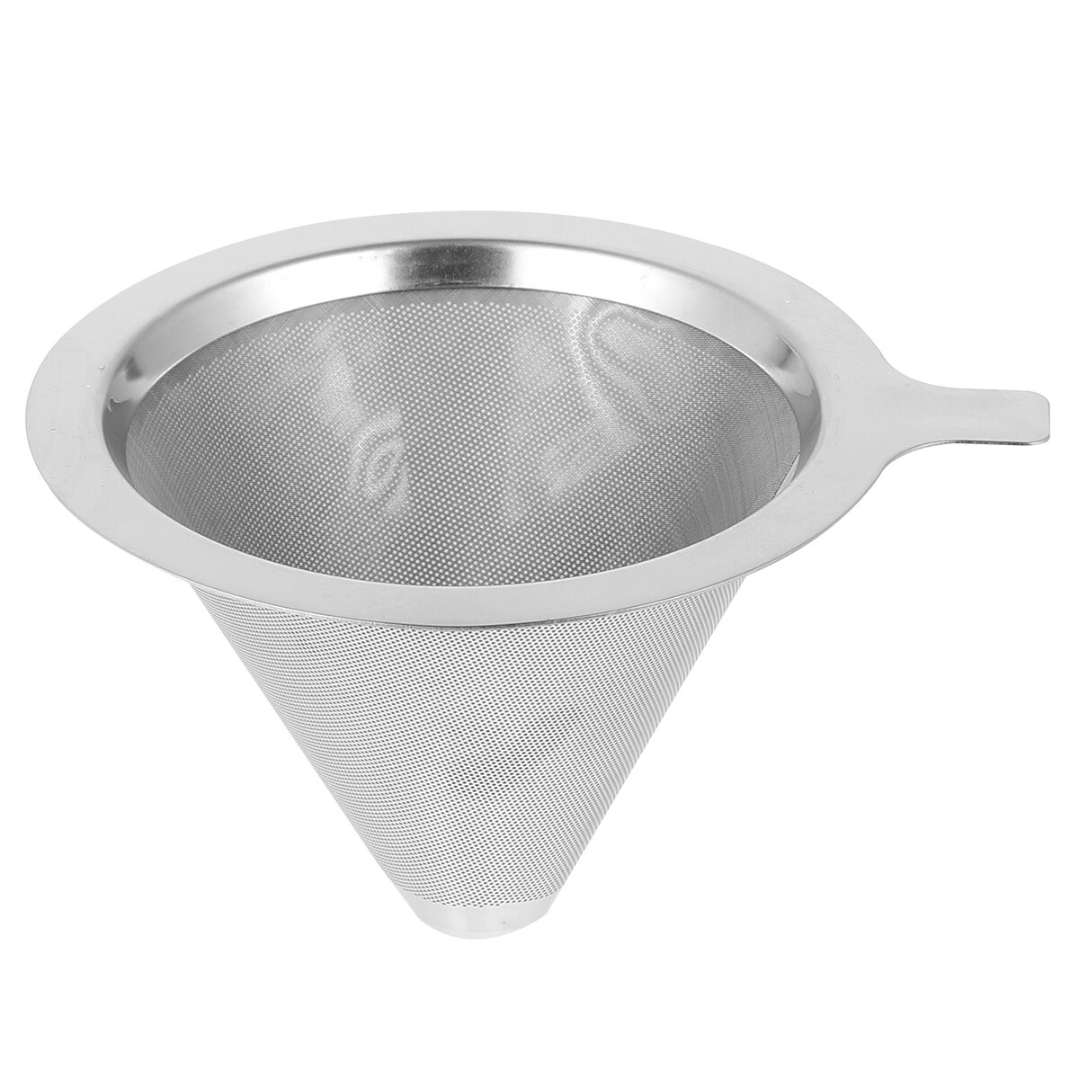 1pc Reusable Drip Coffee Filter Pour Over Coffee Filter Cone Coffee Dripper: Default Title