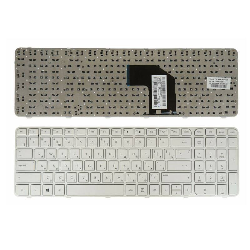 US/RU/SP/JP Laptop Keyboard For HP Pavilion G6 G6-2000 TPN-Q110 TPN-Q107 2301 2327 2328 2147TX 700271-031 97452-031: WHITE