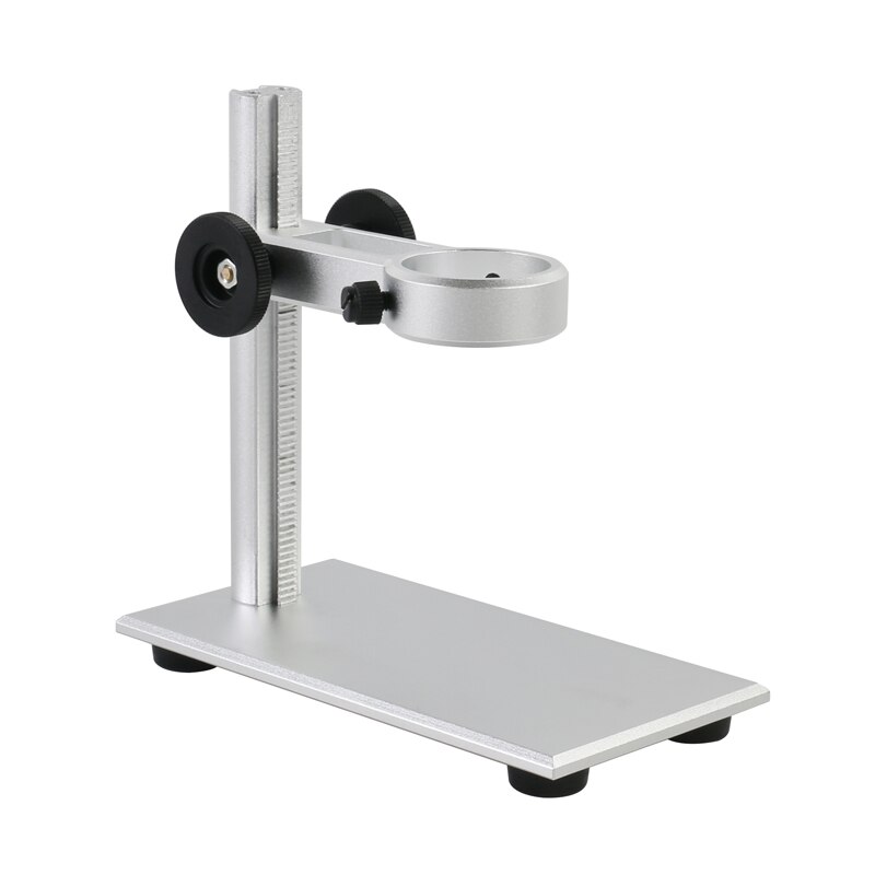 Support de support de Microscope électronique numérique USB universel en alliage d'aluminium support réglable de levage avec éclairage de fond de LED