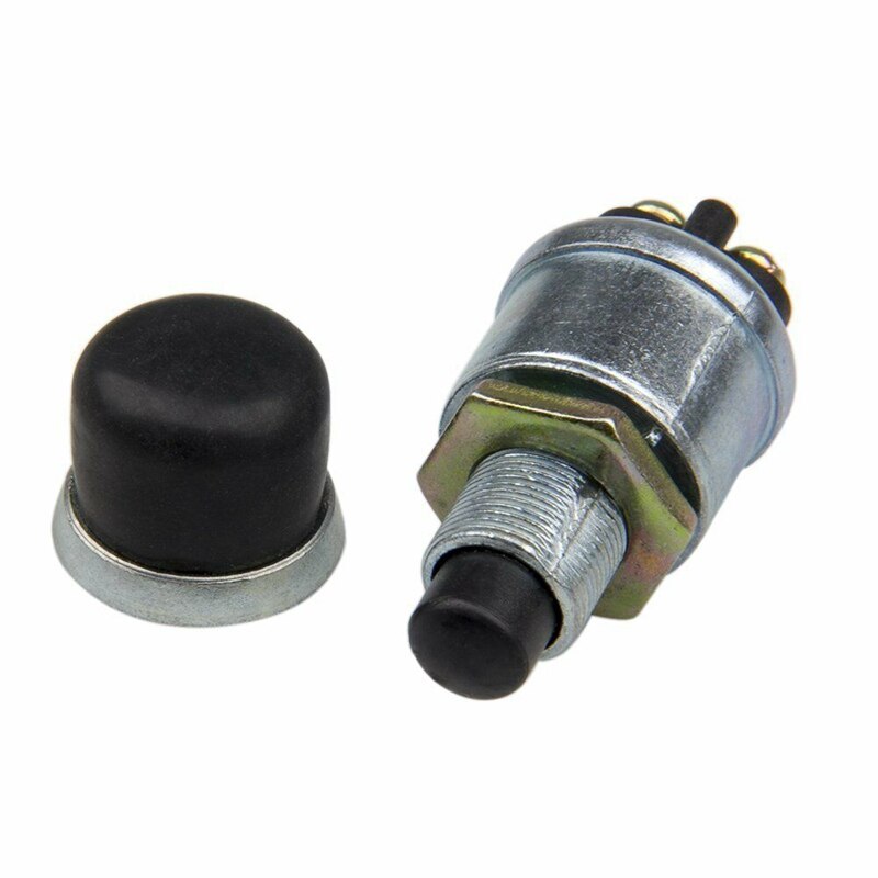 Heavy Duty Engine Start Push Button Heavy-Duty Momentary Start Switch 12V Dc Weatherproof Push Button Start Switch(50 Amps): Default Title