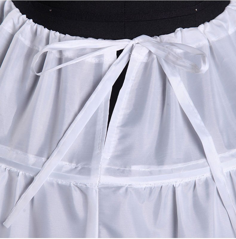 Conjunto de 6 aros para vestido de boda, conjunto de 6 aros para vestido de novia, con falda interior de crinolina, accesorios de boda