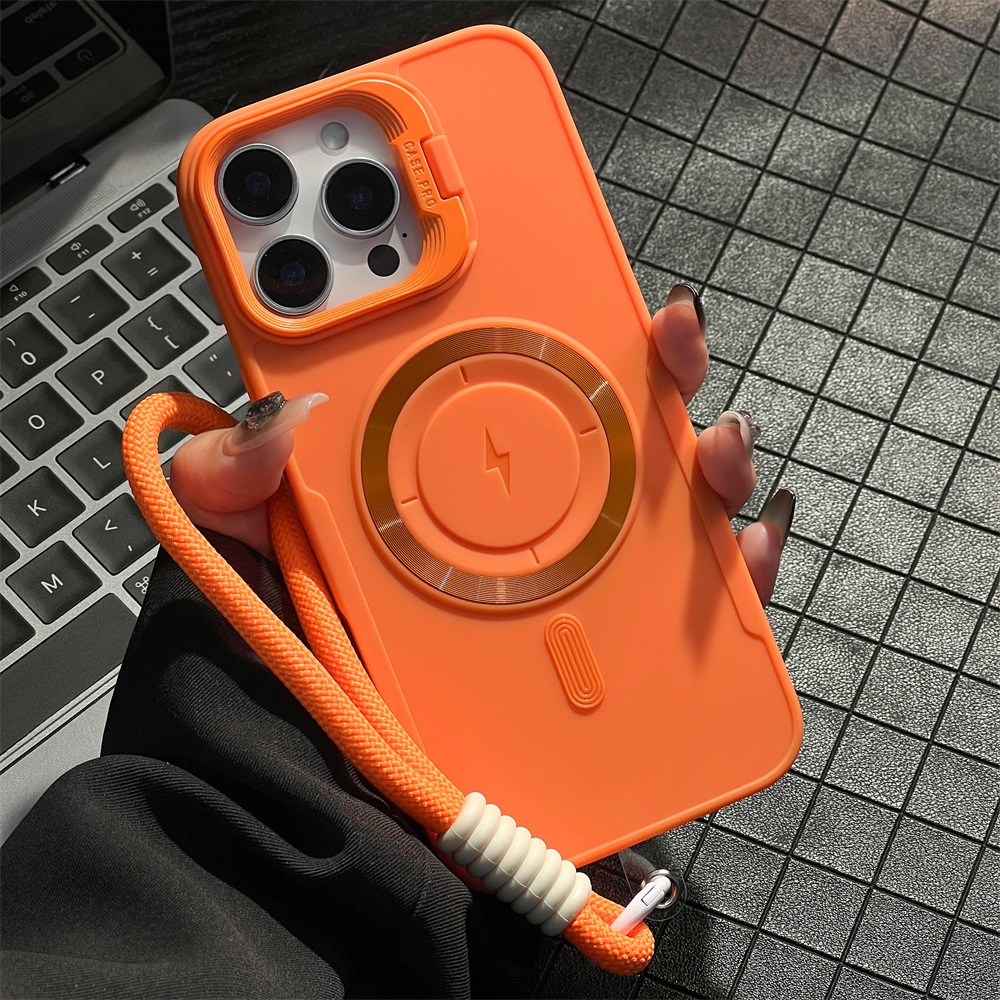 Funda de teléfono magnética de lujo para iPhone 13, 11, 15, 16 Pro Max, 14, 13, 12, 16promax, suave TPU, a prueba de golpes, abatible hacia arriba, soporte para lente, Fundas