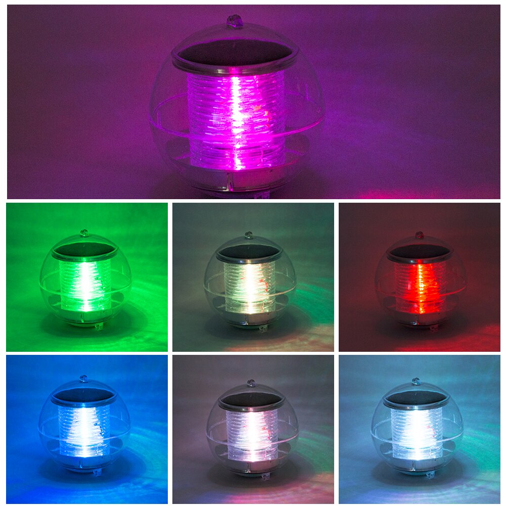 Colorful LED Solar Powered Floating Light Spherica... – Grandado