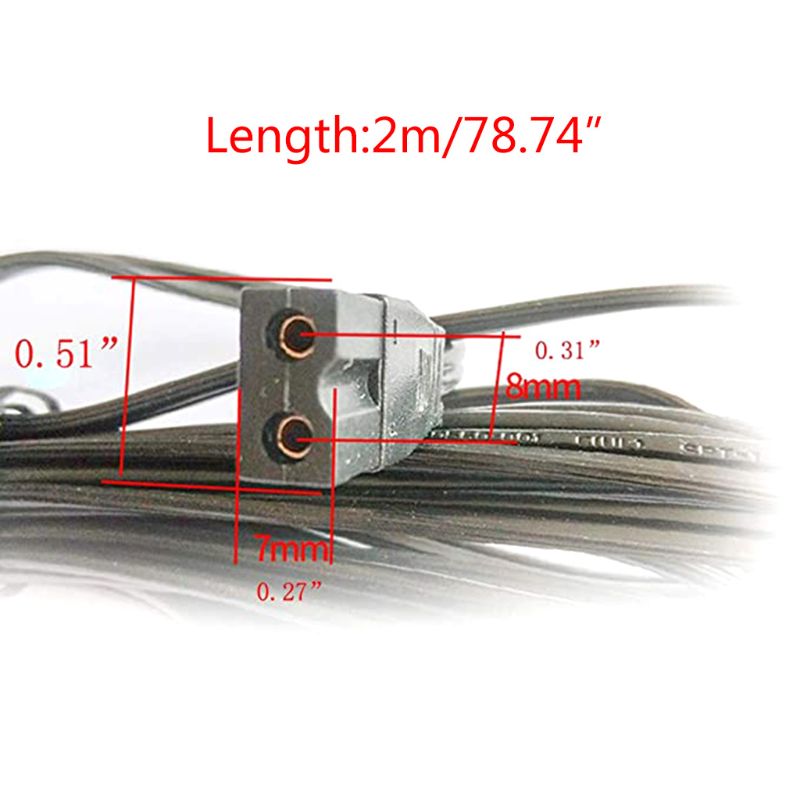 Cigar Plug 12V 10A DC Power Cable Cord for Car Cooler Box Mini Fridge H58C