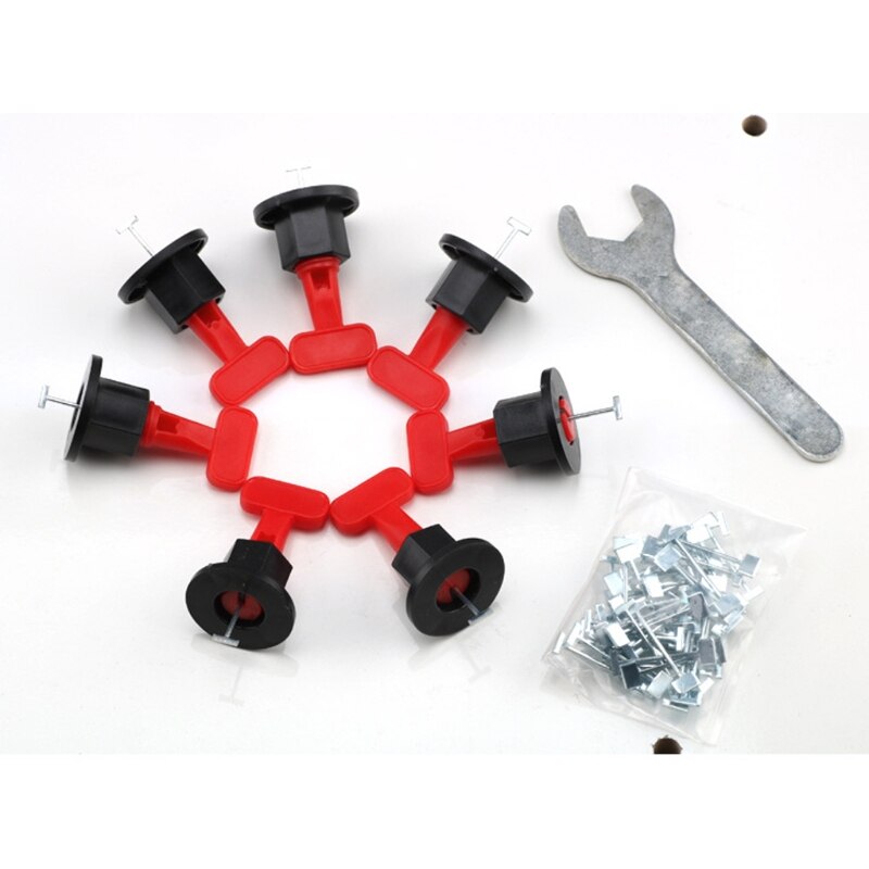 The PP Material Ceramic Tile Spacer Tile Leveling System Kit Wall Building Construction Ceramic Tile Installation Tool