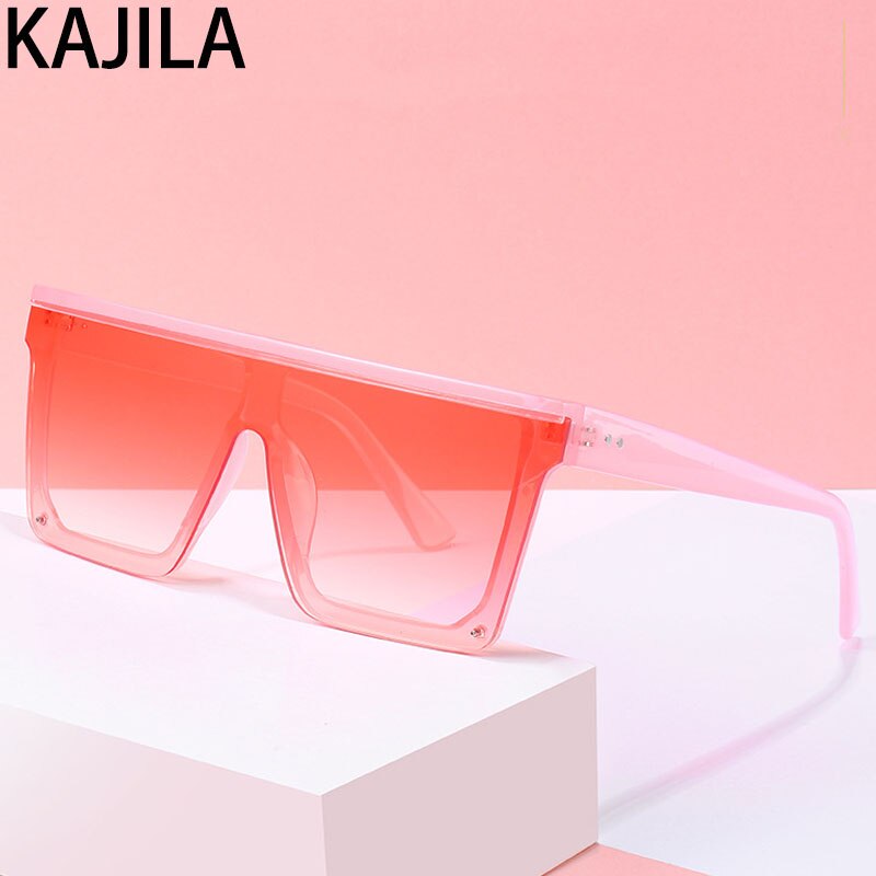 Gafas de sol cuadradas de gran tamaño para mujer y hombre, anteojos de sol unisex con marco grande, a la , con degradado Retro, Estilo Vintage, UV400, okulary