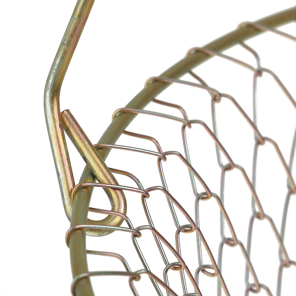 Collasipble Metal Steel Wire Fish Lobster Mesh Fishing Net Prawn Crab Cage Trap Net