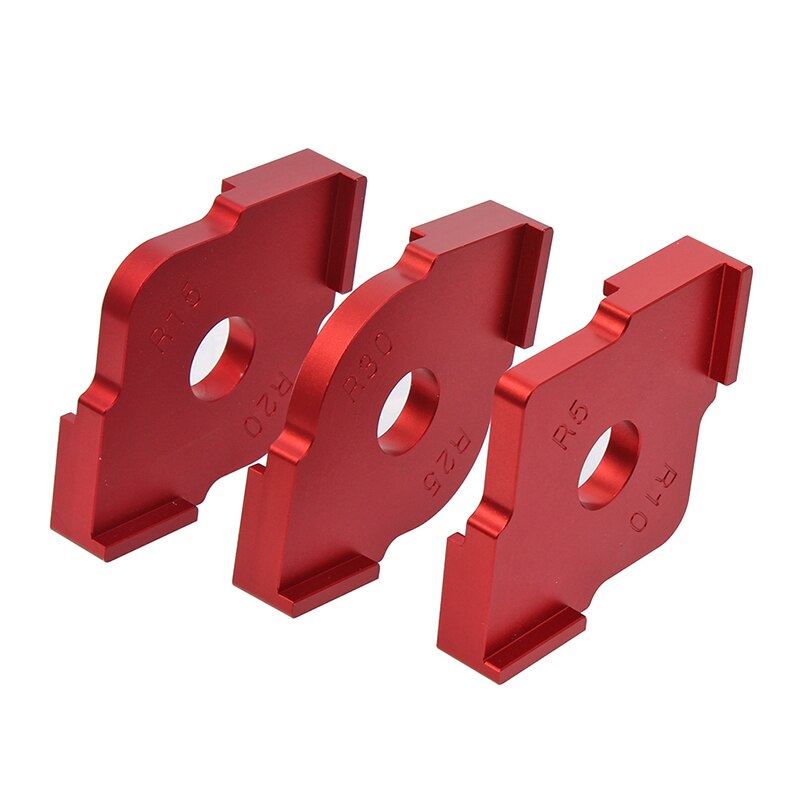 Wood Panel Radius R Plate Quick-Jig Router Table Bit Corner Jig Trimming Machine Engraving Machine Round Corner Template R5-R30