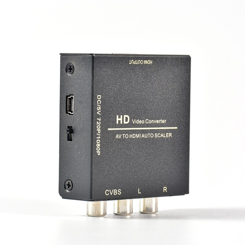 AV to HDMI Adapter RCA to HDMI HD Converter for PC//PS4/PS3/TV/STB/VHS/VCR/Camcorder/DVD 1080P