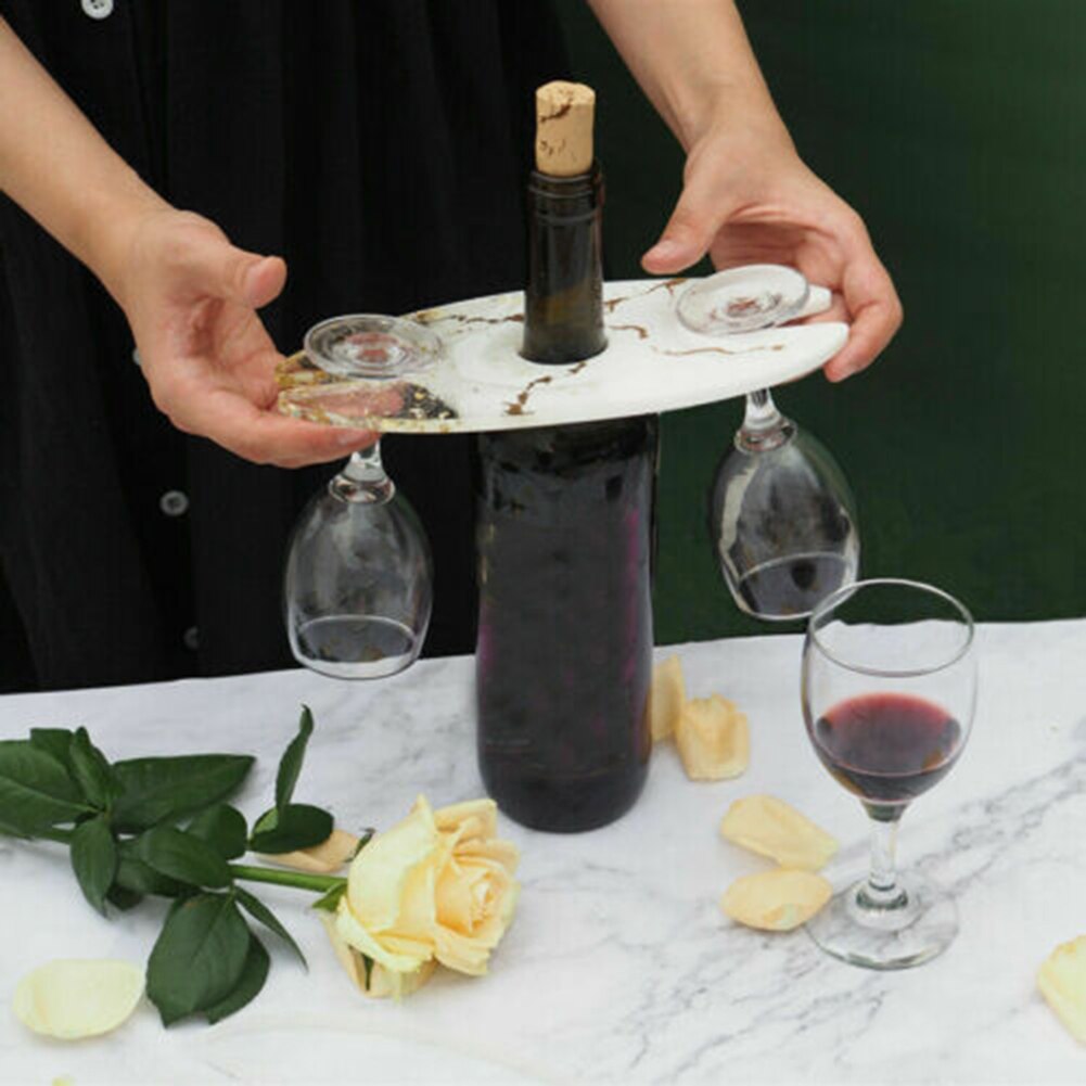 Nieuw Silicone Wijnrek Hars Mold Glas Lade Epoxyhars Mal Maken Fles Bekerhouder Craft Tool