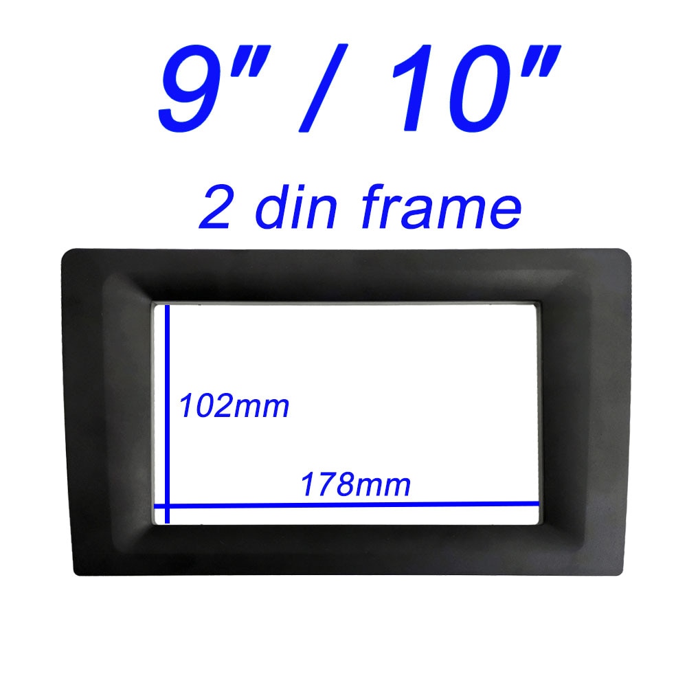 Marco de 9 pulgadas 10 pulgadas a 7 pulgadas marco 2 DIN compatible con todos los modelos de coche, consola central, sistema de radio Android