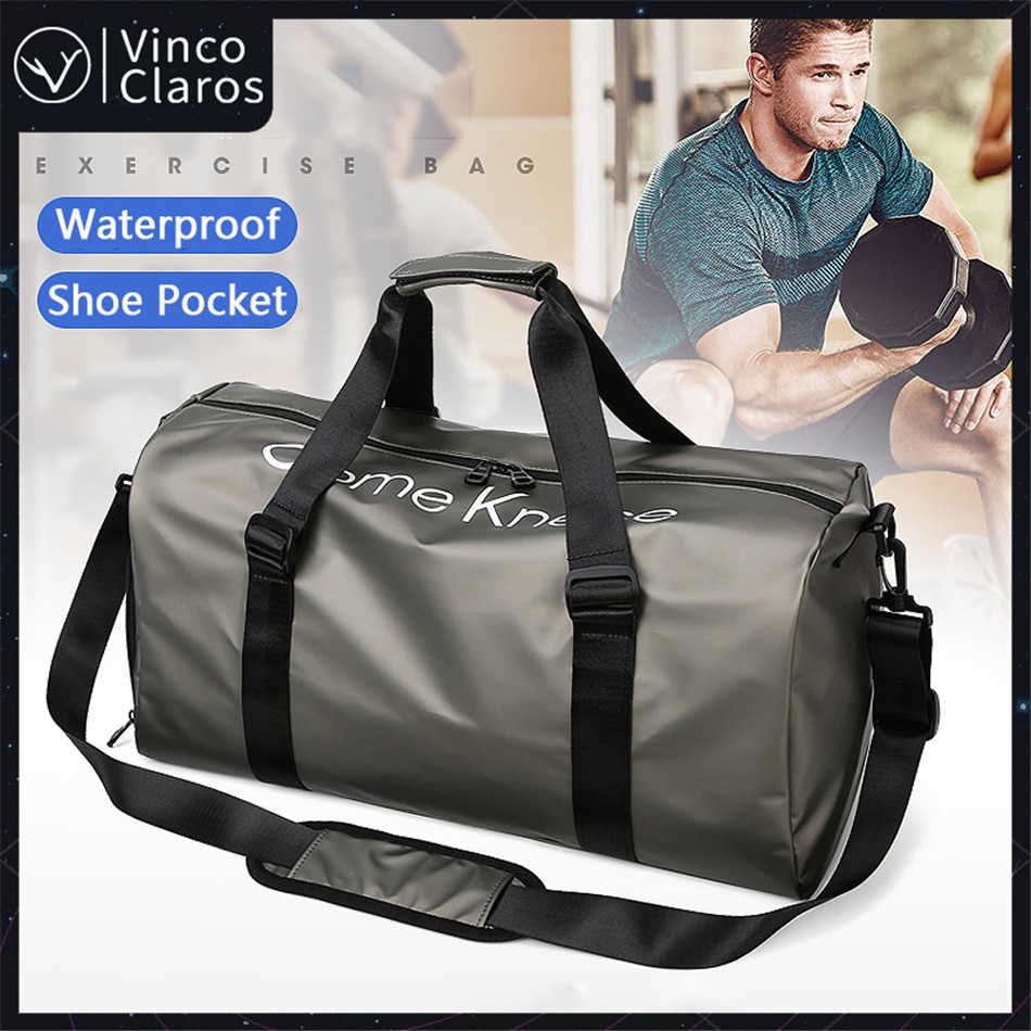 Alta qualidade à prova dwaterproof água oxford esporte ginásio saco dos homens weekender duffle saco de bagagem durante a noite sacos de sapato para viagens unisex novo 2020