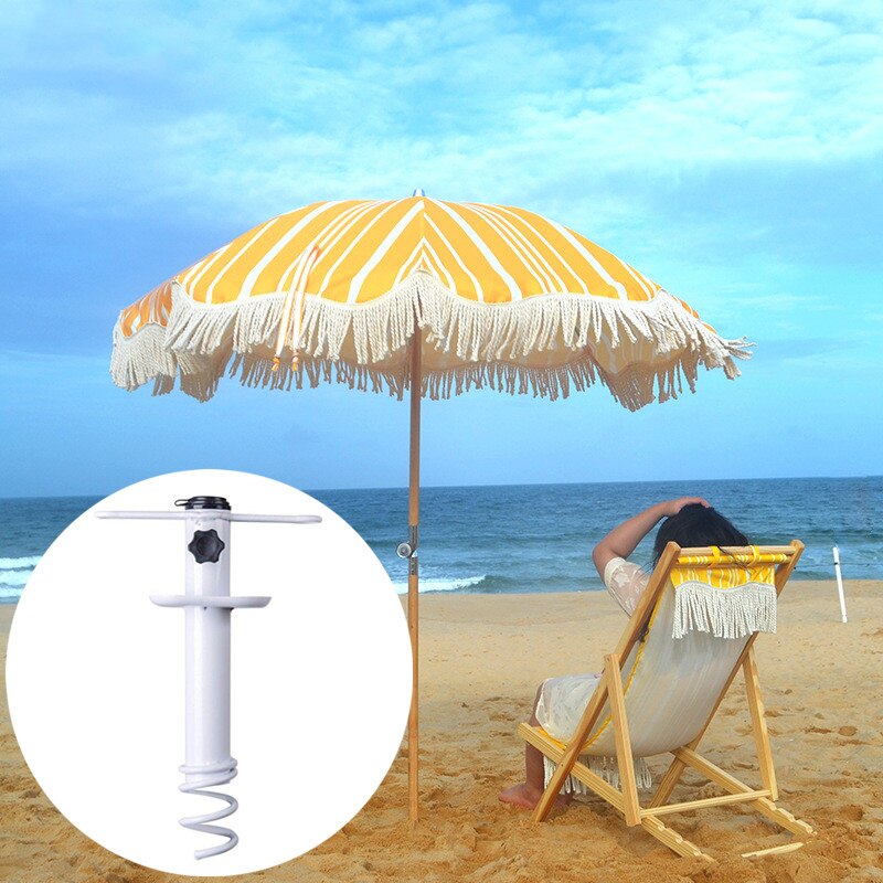 1Pcs Strand Paraplubak Anker Spike Parasol Houder Draagbare Paraplu Base Voor Tuin Outdoor Regenkleding Tool Schaduw Accessoires