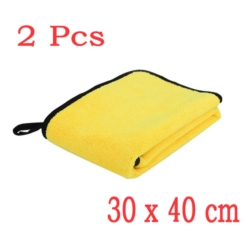 Tvätta mikrofiber handduk bil rengöring torkduk bilvård trasa detaljer biltvätt handduk repa aldrig svampar trasor & borstar: 30 x 40 cm