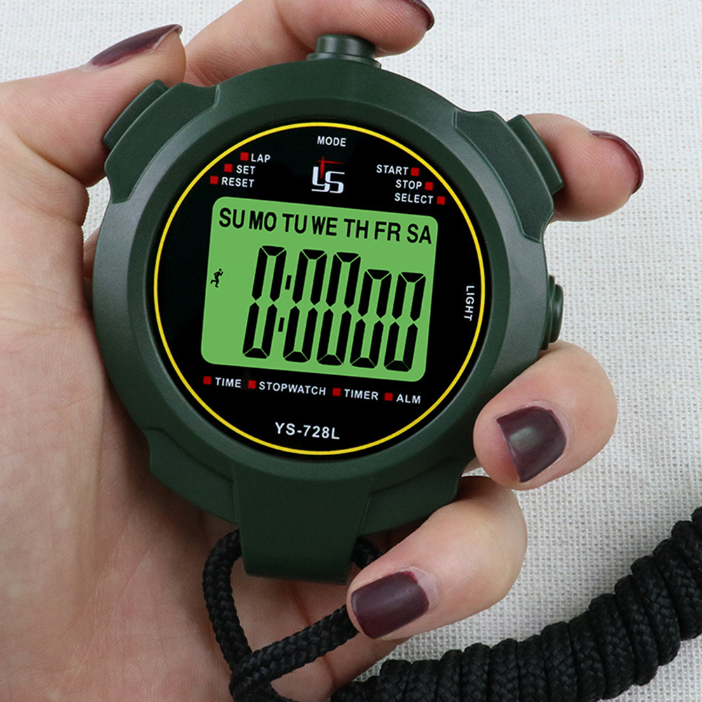 Classic Kitchen Cooking Timer Digital Handheld LCD Handheld Sports Stopwatch Timer Stopwatch