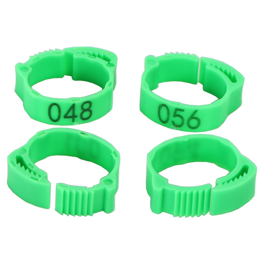 Brasmoyu 30Pcs Verstelbare Kip Voet Ringen Binnendiameter Size 2 ~ 2.4Cm Kip Gevogelte Flexibele Intrekbare Voet Ring 6 Kleuren