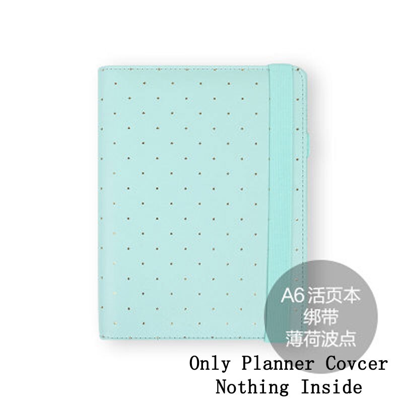 Lovedoki 2020 Dokibook Notebook di Colore Della Caramella Della Copertura A6 Loose-Leaf Tempo Planner Organizer Serie Diario di Appunti del Personale: No3 only Cover