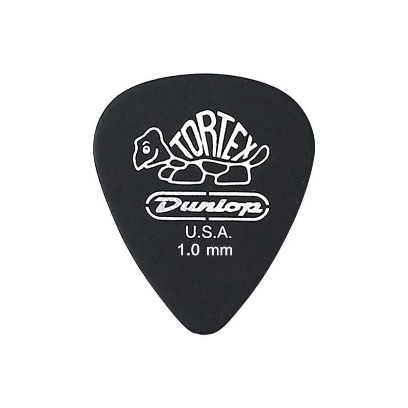 1 pc Dunlop Tortex noir guitare médiator basse aco – Grandado