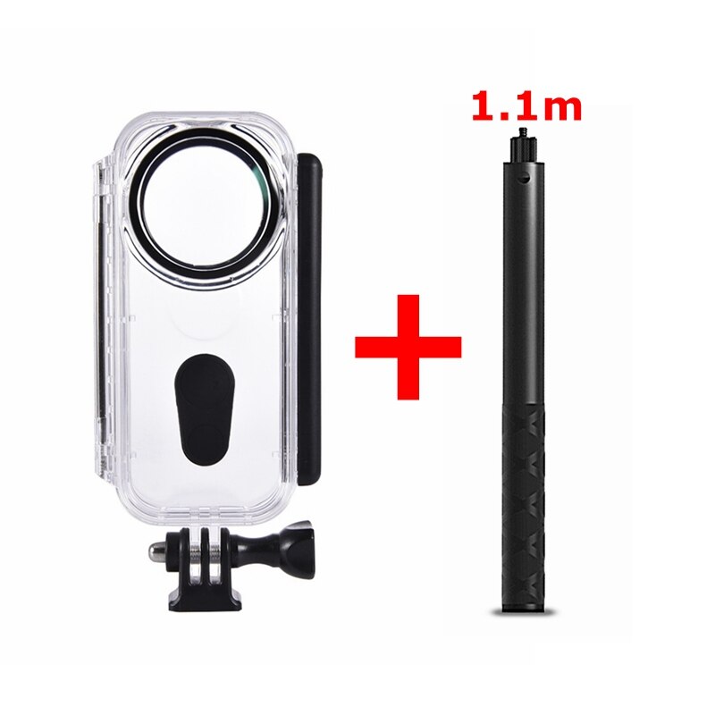 Neue Für Insta 360 eins X Wasserdichte Gehäbenutzen Schutzhülle Hülse Für Insta360 eins X Panorama Nocken Tauchen Kasten Abdeckung zubehör: B Package