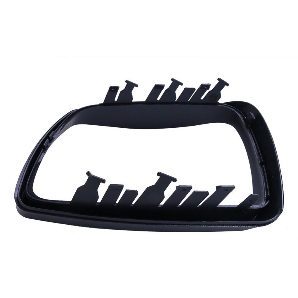 Right/Left Side Plastic Car Rearview Mirror Frame Cover Trim Ring 51168254904/51168254903 Replacement for BMW E53 X5 00-06