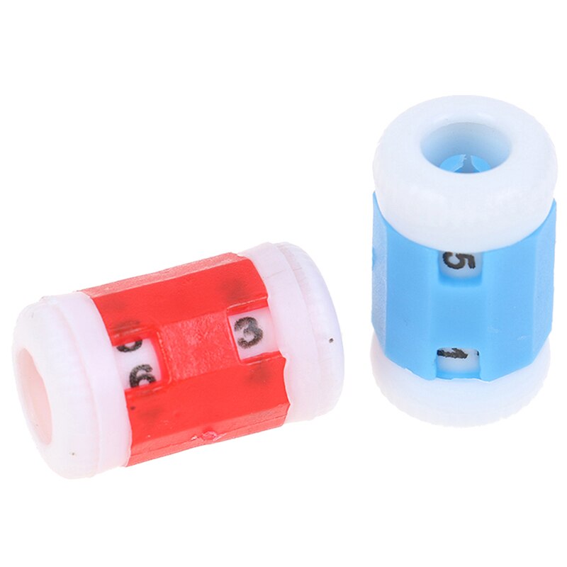 1/2 pièces en plastique Crochet aiguilles à tricoter rangée compteur Knitter aiguille point compte outils de couture accessoire