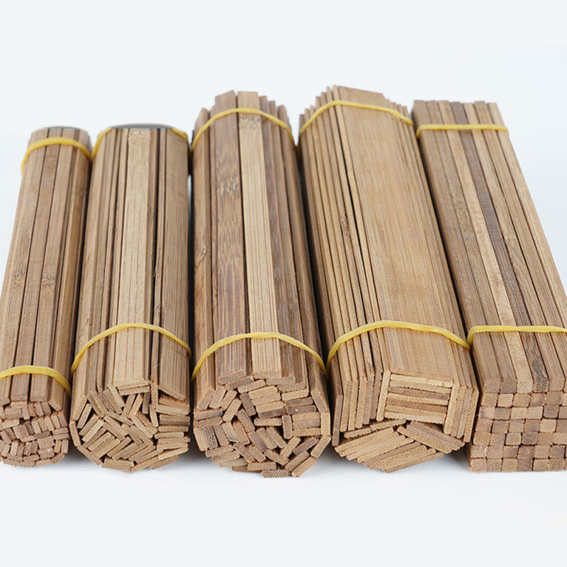10 pièces/lot de matériel de modèle de construction en bois de bambou, bricolage, meubles artisanaux faits à la main, fabrication de lanternes, ornements