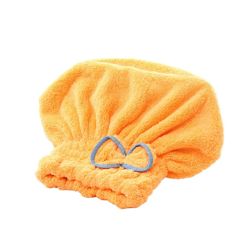 Mikrofiber badehåndklæde hår tør hurtigtørrende dame badehåndklæder blødt badehætte dame turban hoved wrap badning tilbehør til badeværelset: Y
