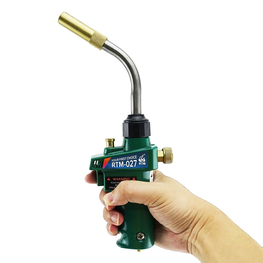 Soplete Mapp, herramienta de soldadura de llama de Gas, ignición piezoeléctrica, CGA600, calefacción para barbacoa, enfriamiento, HVAC, fontanería