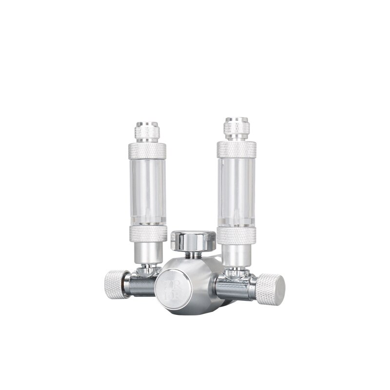 ZRDR Aquarium CO2 Regulator With Solenoid valve one-way Bubble Counter Fish tank Control System kit,CO2 Pressure reducing Valve: regular version / G5-8