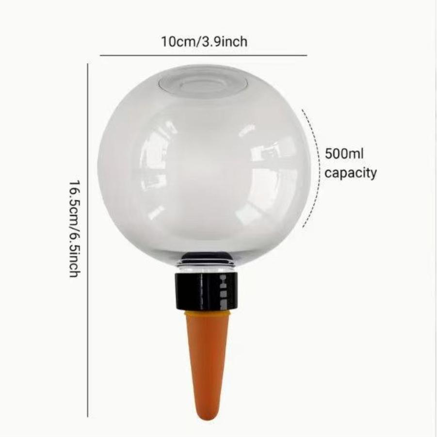 2 Pcs 500ml Automatic Watering Ball Plant Self-Irrigation Drip System Plant Drip Watering Garden