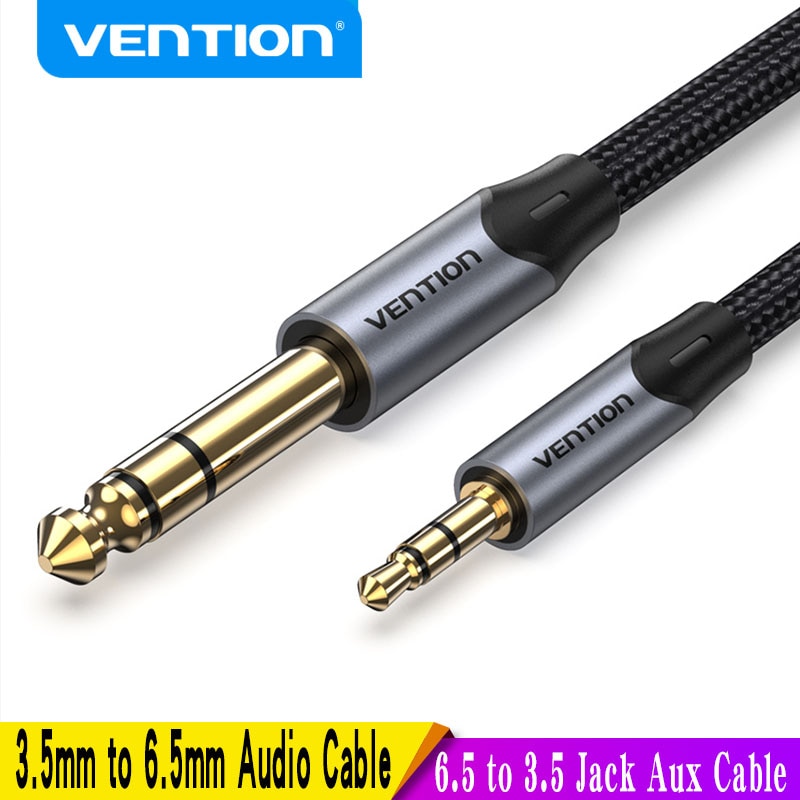 Vention adapter 3,5 mm robić 6,35 mm Kabel Aux robić wzmacniacza miksera Pozłacany 3,5 Jacek robić 6,5 Jacek 0,5 m 3 m 5 m Aux Cabo męnarty robić męskiego